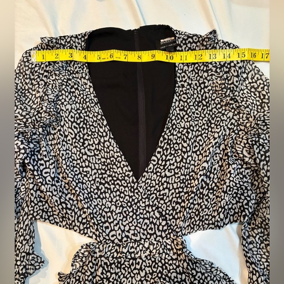 Bardot long sleeve mini dress with cut outs - Picture 10 of 13